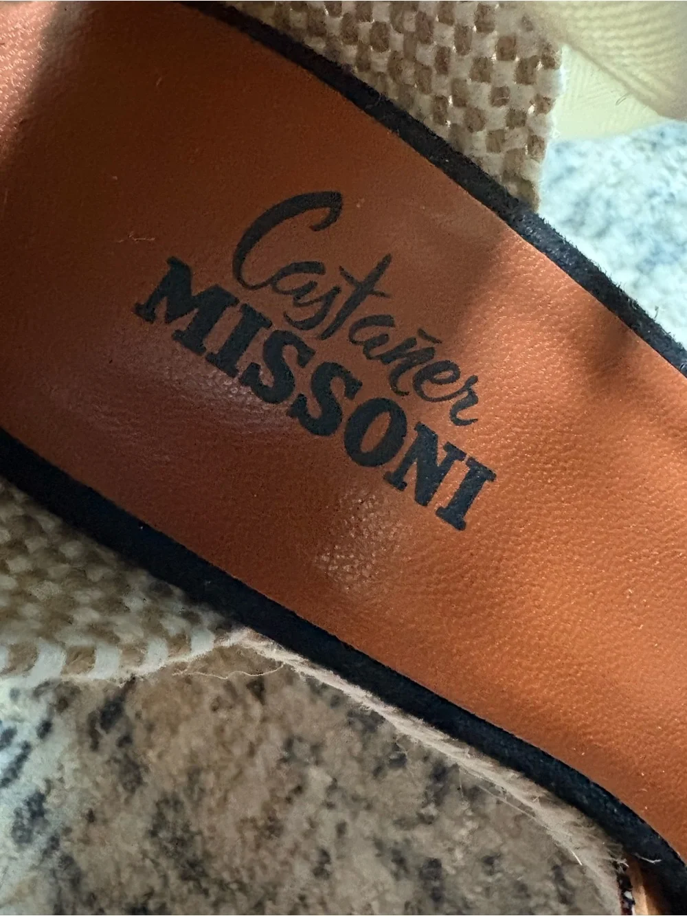 Castañer x Missoni Multicolor Embroidered Espadrille Wedges Ankle Ties, EU 40